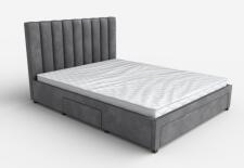 Кровать HALMAR GRACE серый, 160/200