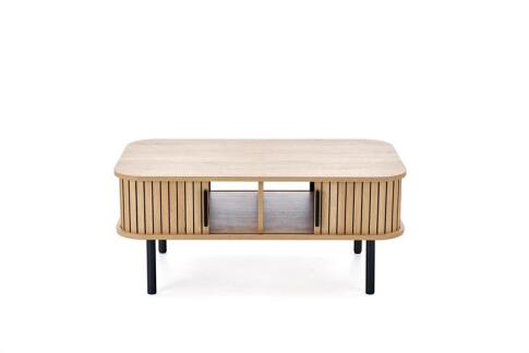 Стол журнальный HALMAR ANGELINA натуральный/черный