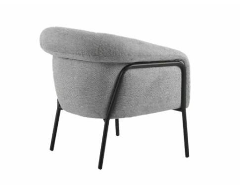 Кресло SIGNAL CLOVER Brego 07 серый/черный