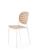 Стул HALMAR K529 белый/натуральный