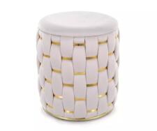 Пуф SIGNAL TIARA Velvet светло-бежевый