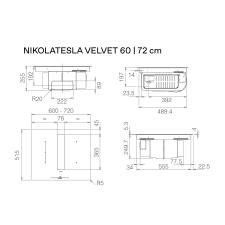 Поверхность индукционная ELICA NikolaTesla Velvet BL/A/60