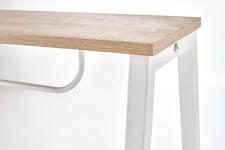 Стол компьютерный HALMAR B48 дуб сонома/белый