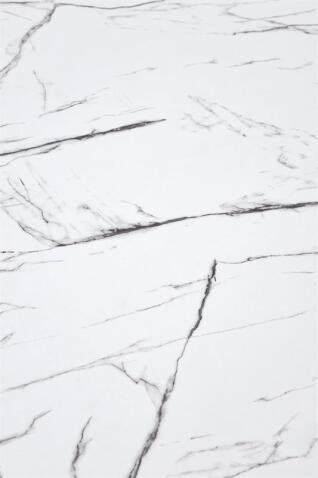 Стол обеденный HALMAR DENVER белый мрамор/белый 80