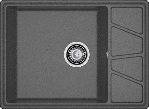 Кухонная мойка GRANFEST VERTEX V-680L графит