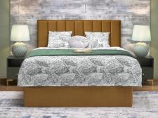 Кровать HALMAR ASENTO горчичный, 160/200