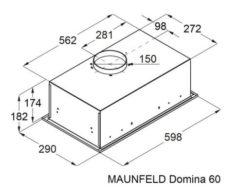 Вытяжка MAUNFELD Domina 60 белый