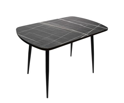 Стол ВВР Пластиковый Черный тунис/черный №2 110/70