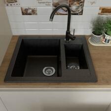 Кухонная мойка GRANFEST QUADRO Q-610K черный