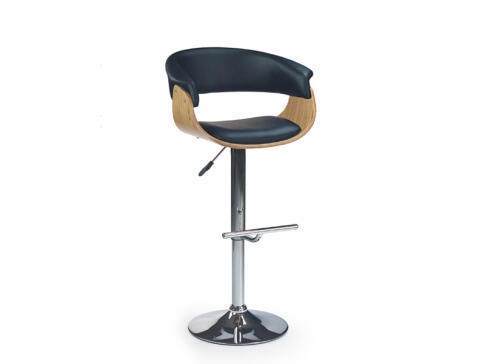 Стул барный HALMAR H45 дуб/черный 