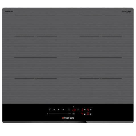 Варочная панель индукционная с инвертором MEFERI MIH604GR COMFORT PLUS