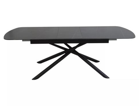 Стол обеденный SIGNAL VECTOR Ceramic черный/черный 160-200/90