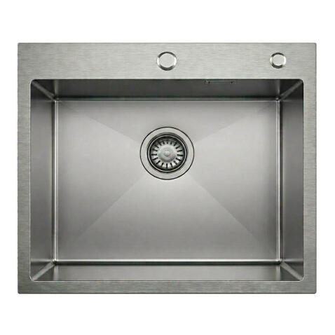Кухонная мойка из нержавейки BLANTEK LS-5848S Brushed
