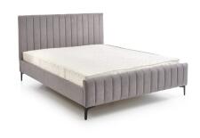 Кровать HALMAR FRANCESCA светло-серый/черный, 160/200