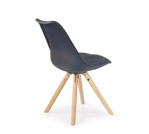 Стул HALMAR K201 черный/натуральный