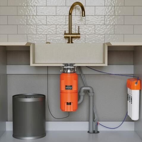 Фланец в сборе для измельчителя отходов Omoikiri NA-03-IN