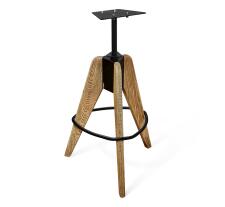 Каркас стула полубарный Sheffilton SHT-S92 артикул КС-92 браш.коричневый/черный муар (+)