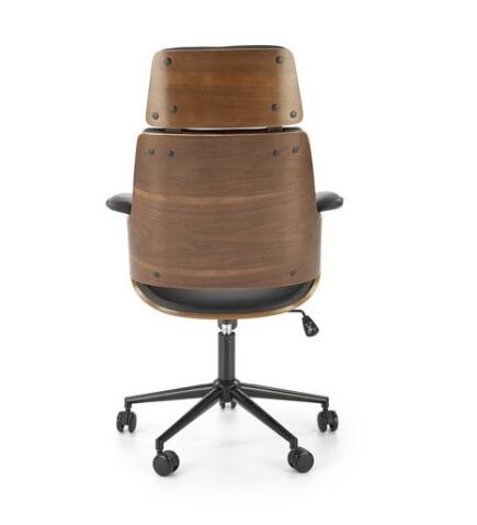 Кресло компьютерное HALMAR WEBER ореховый/черный