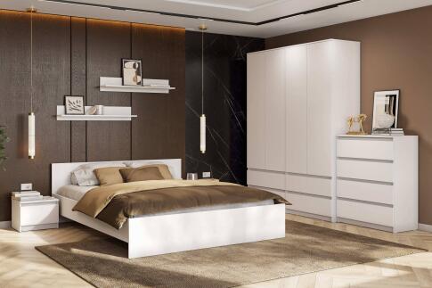 Тумба прикроватная NN Мебель (МС Денвер К) Белый