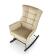 Кресло-качалка HALMAR BAZALTO бежевый