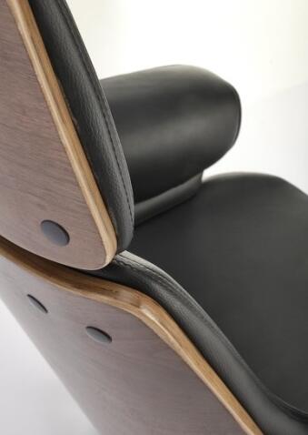 Кресло компьютерное HALMAR WEBER ореховый/черный