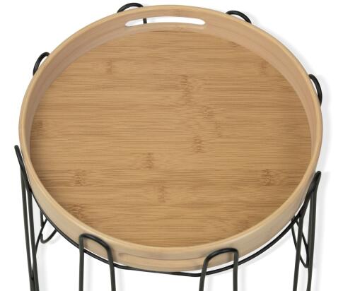 Стол журнальный Sheffilton SHT-CT26 артикул Сж-118 прозрачный лак/черный муар