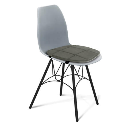 Стул Sheffilton SHT-ST29-CN4/S100 серый/темный графит/черный муар