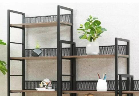 Стеллаж SIGNAL RAW R6 дуб/черный