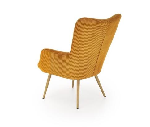 Кресло HALMAR AMARO горчичный