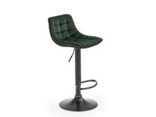 Стул барный HALMAR H95 темно-зеленый/черный