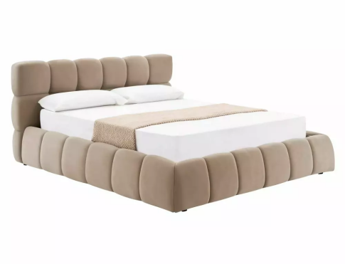 Кровать SIGNAL PARMA Velvet Bluvel 40 темно-бежевый 160/200