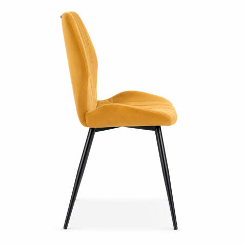 Стул SIGNAL ARCO Velvet Bluvel 68 карри/черный