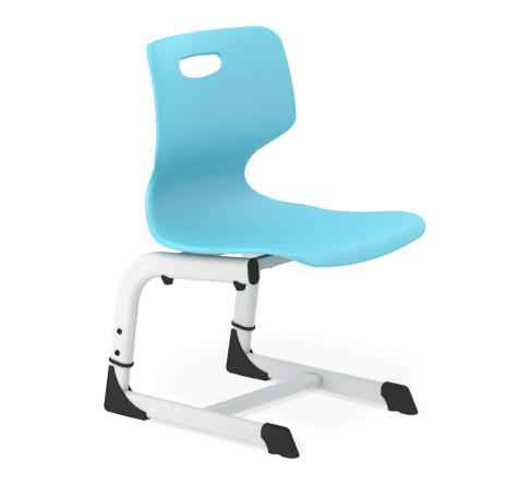 Стул Sheffilton SHT-S-TN21/3-5 голубой/белый муар