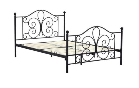 Кровать HALMAR PANAMA черный, 140/200