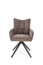 Стул HALMAR K540 серый/черный, поворотный