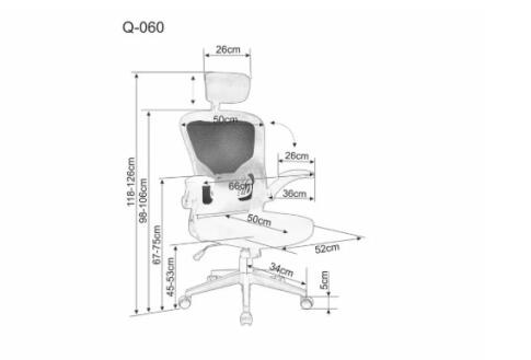 Кресло компьютерное SIGNAL Q-060 черный