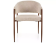 Стул SIGNAL AKITA D t.255 светло-бежевый/орех
