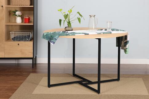 Стол обеденный SIGNAL ALTO дуб/черный 120