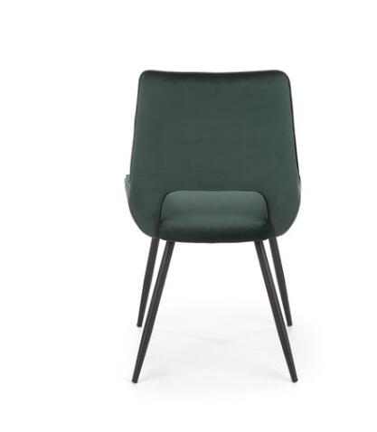 Стул HALMAR K404 темно-зеленый/черный
