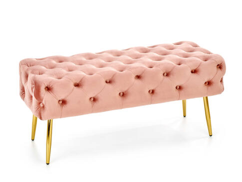 Скамья HALMAR ATHENA розовый/золотой