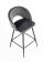 Стул барный HALMAR H96 серый/черный