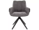 Стул SIGNAL GIO t.252 серый/черный, поворотный