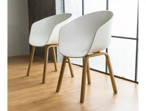 Стул SIGNAL EGO белый/дуб