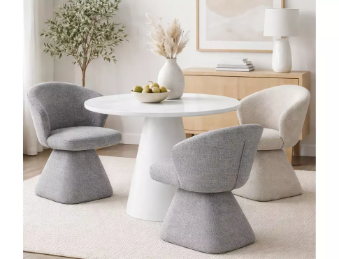 Стол обеденный SIGNAL AURORA экрю 120
