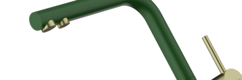 Смеситель для кухни Omoikiri Nagano RG LG royal green/светлое золото