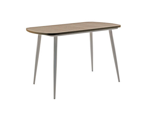 Стол ВВР Пластиковый 110/70 Дуб Кера/Конус Белый