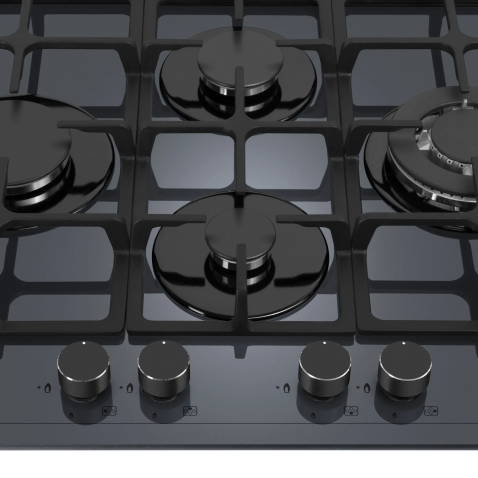 Варочная панель газовая MEFERI MGH604GR GLASS ULTRA