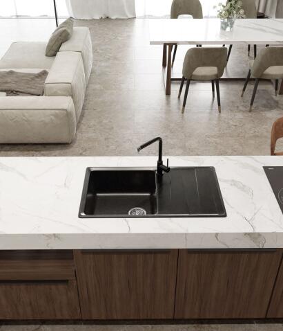 Кухонная мойка GRANFEST LEVEL LV-860L черный