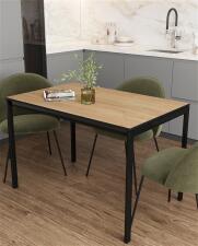 Стол ВВР Брайтон дуб крафт золотой/черный