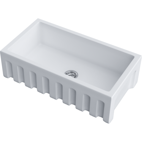 Кухонная мойка из керамики Omoikiri Mikura 83-WH Natceramic/белый